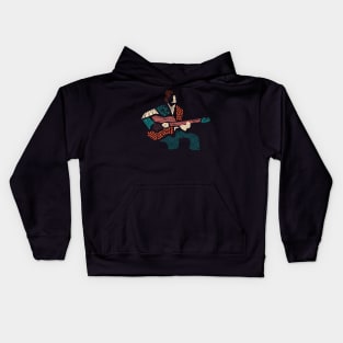 Abstract Guitarist Modern Style Kids Hoodie